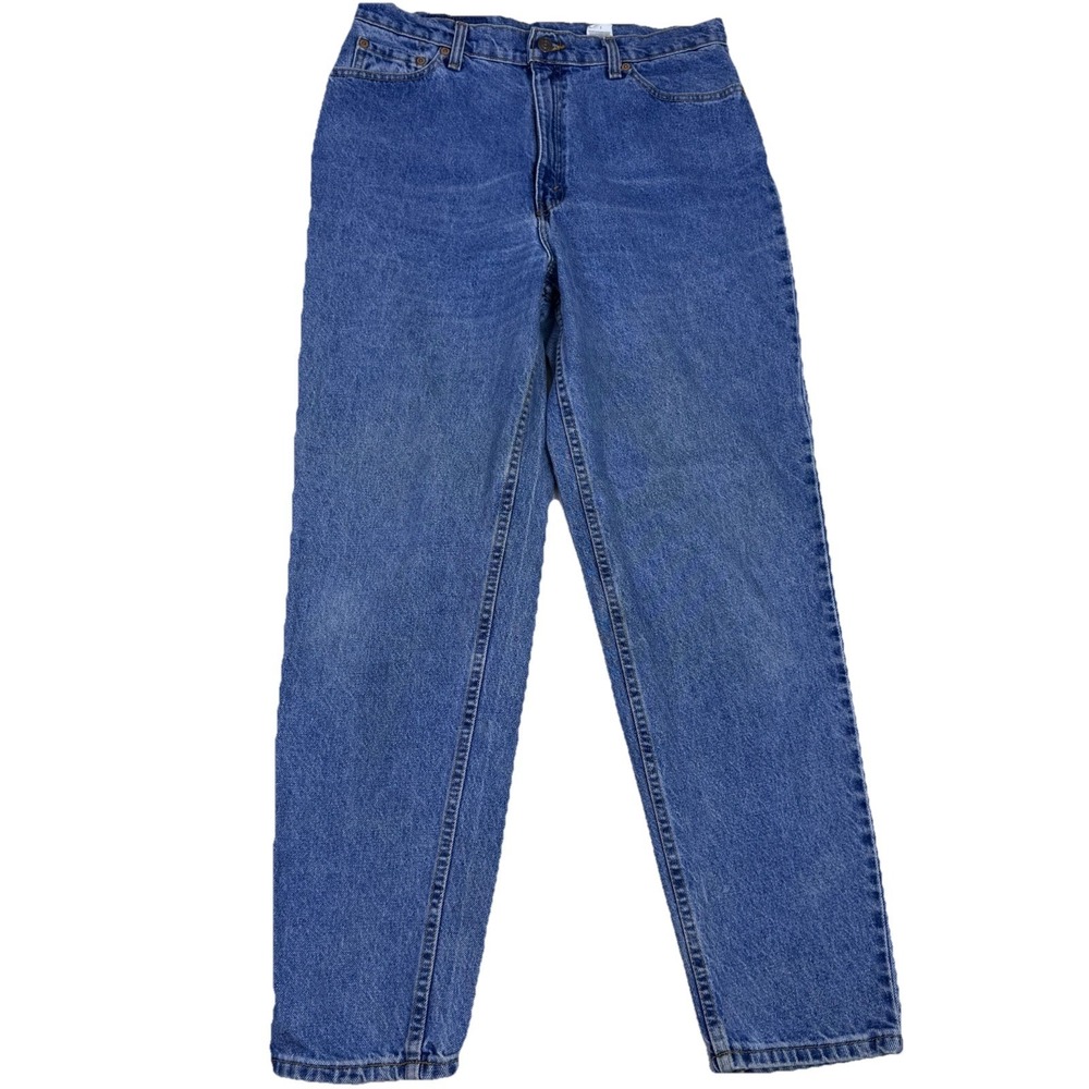 Vintage Levi's 521 Jeans‎ 16 MED Made in USA 1996 Tapered Fit High Rise Denim